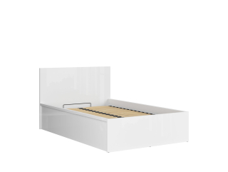 Posteľ TETRIX LOZ/120/B biely lesk