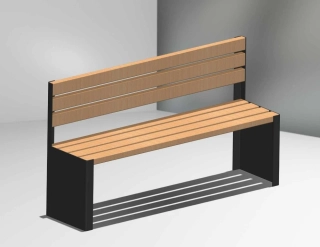 Parková lavička Malaga 150cm W289